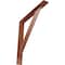 Ekena Millwork Traditional Steel Bracket, Hammered Copper 2"W x 16"D x 16"H BKTM02X16X16TRHCO - alternate 1